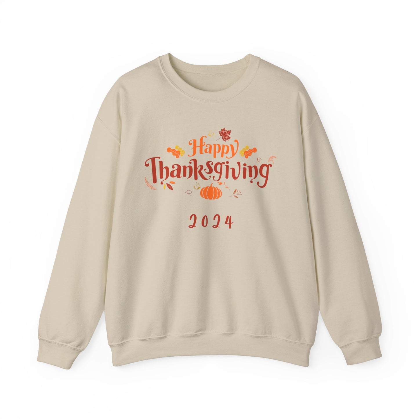 Happy Thanksgiving 2024 Crewneck Sweatshirt