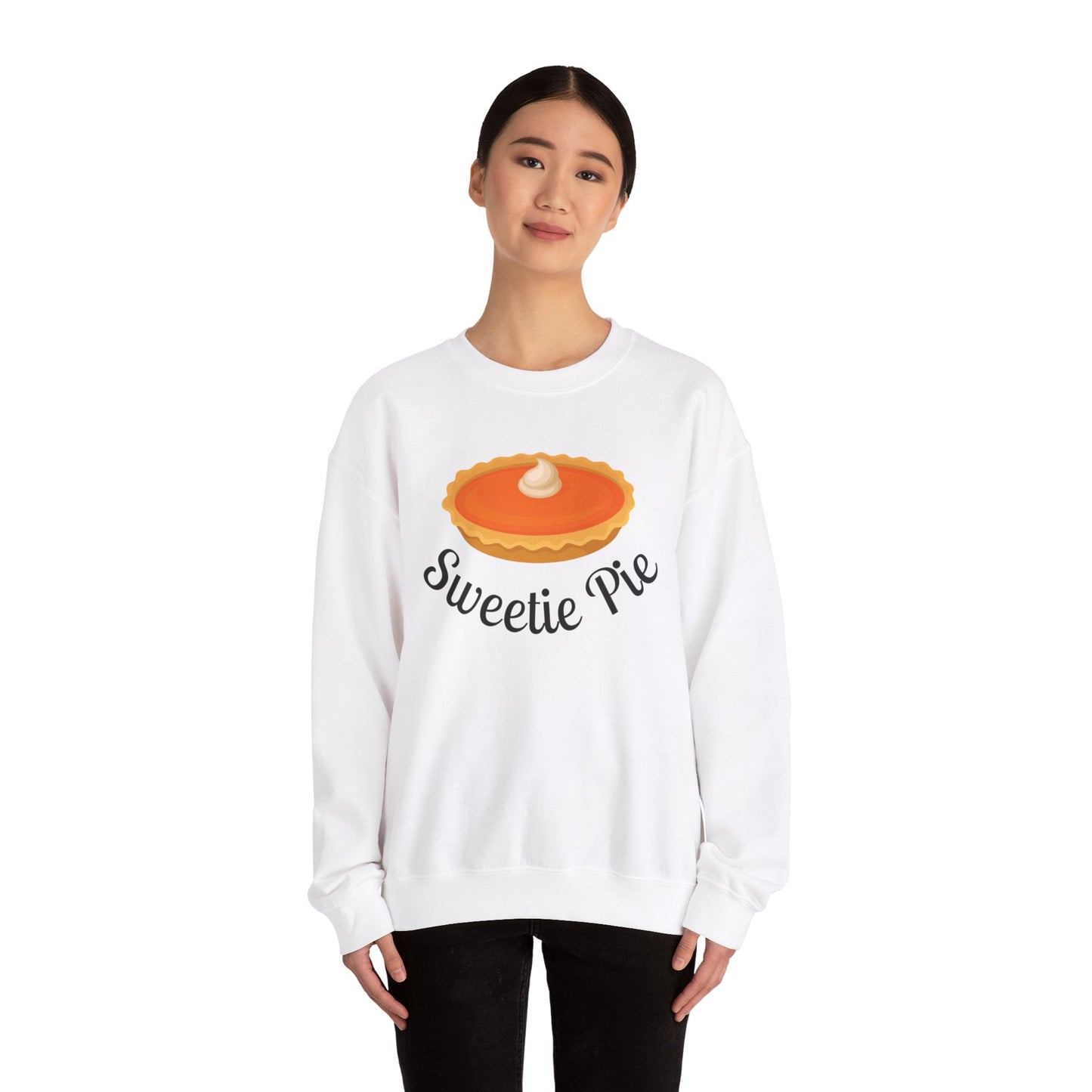 Sweetie Pie Crewneck Sweatshirt - Black Letters