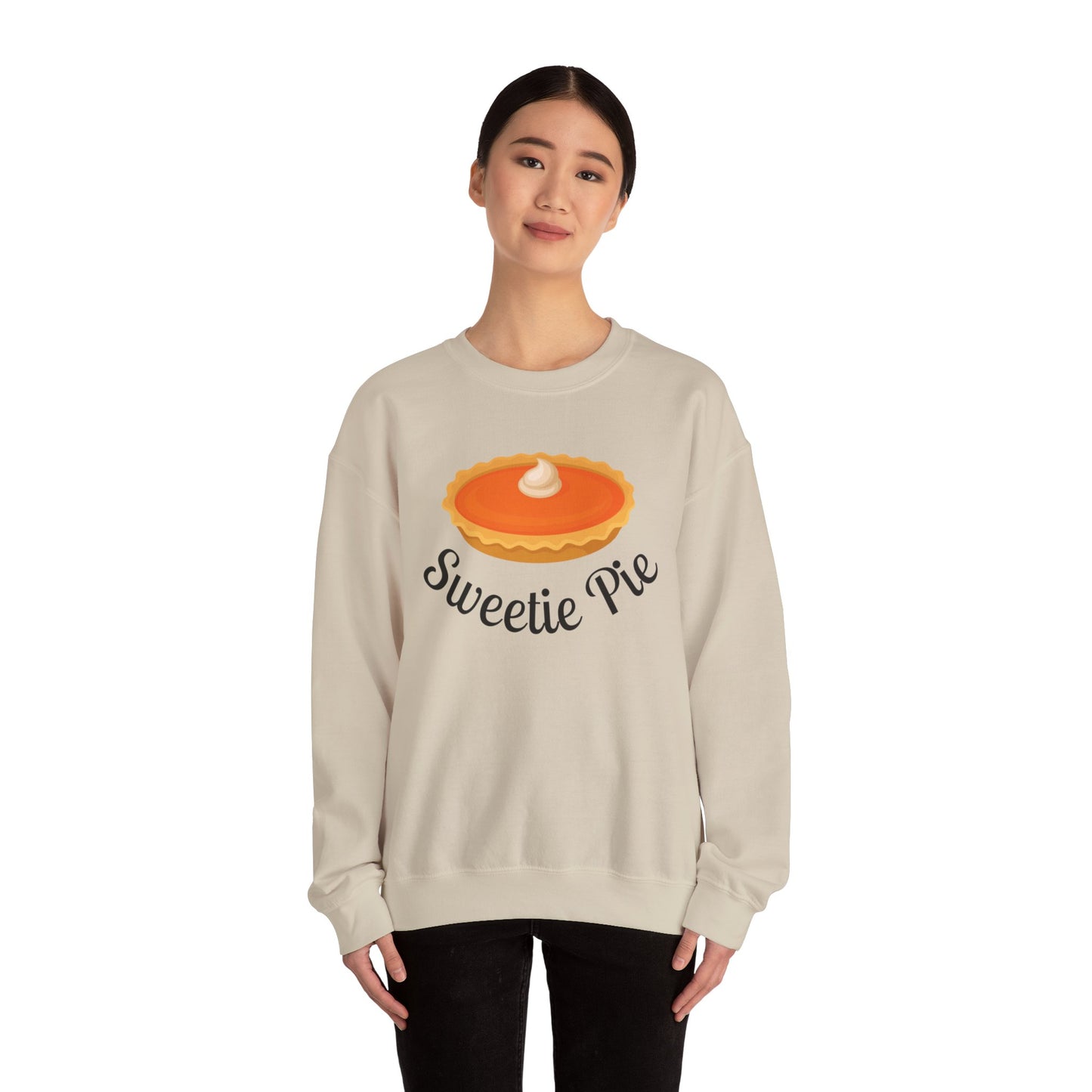 Sweetie Pie Crewneck Sweatshirt - Black Letters