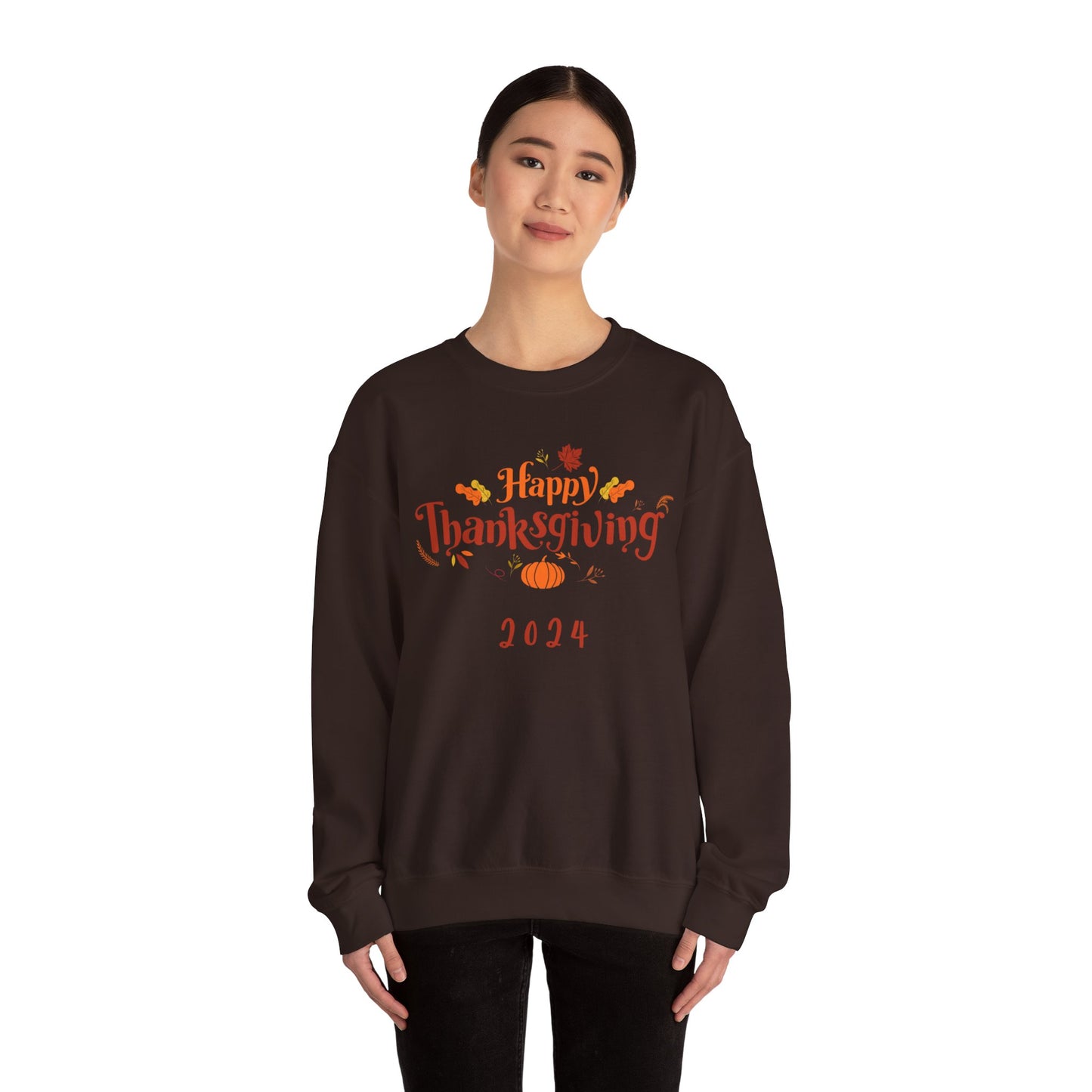 Happy Thanksgiving 2024 Crewneck Sweatshirt