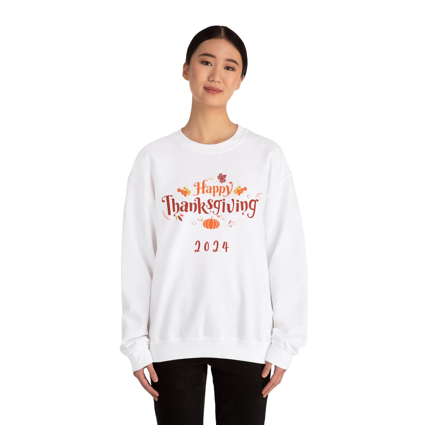 Happy Thanksgiving 2024 Crewneck Sweatshirt