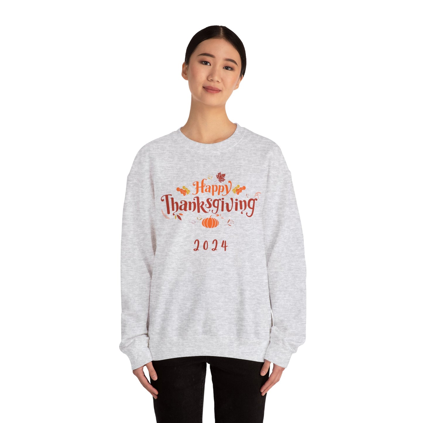 Happy Thanksgiving 2024 Crewneck Sweatshirt