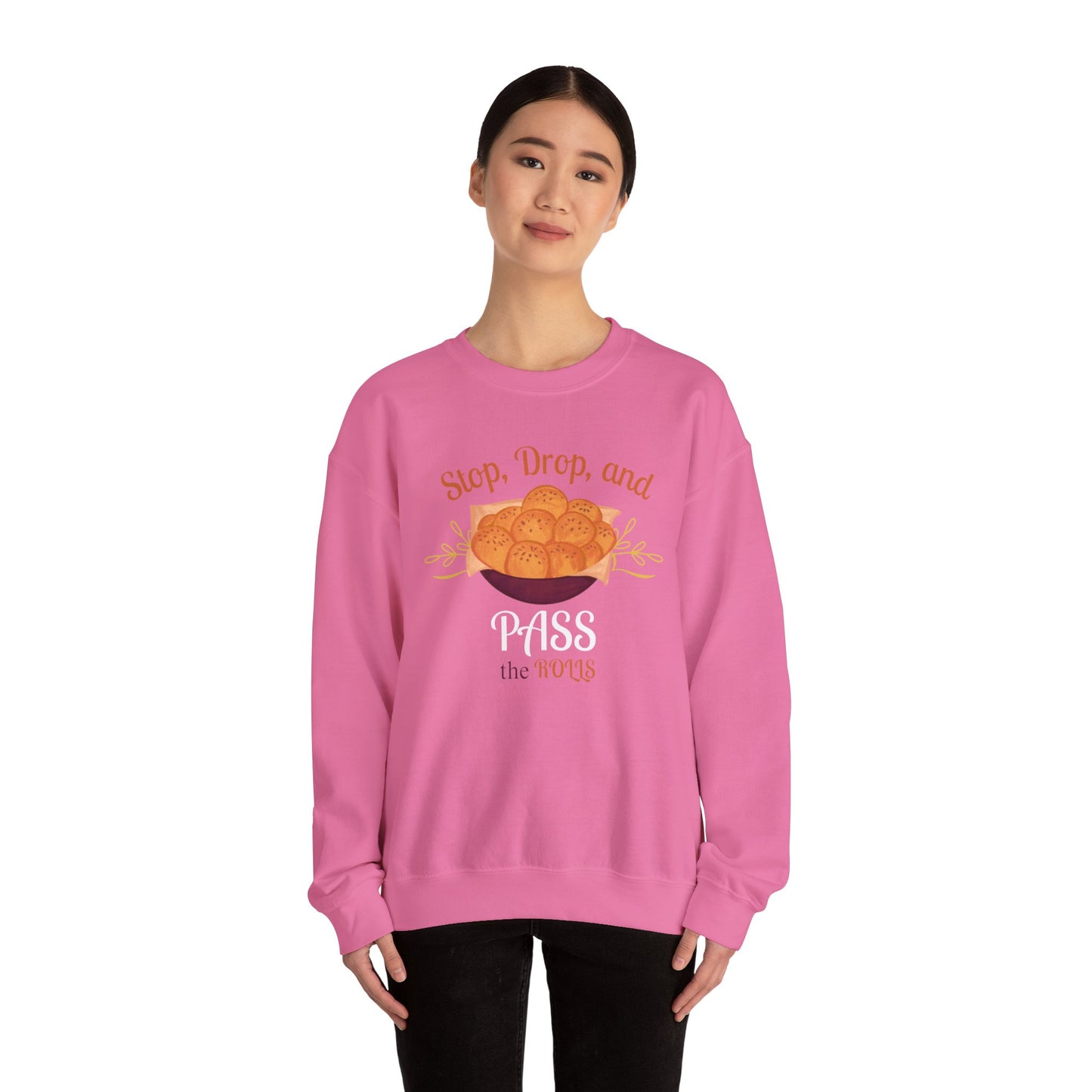 Stop, Drop, and Pass the Rolls Crewneck Sweatshirt