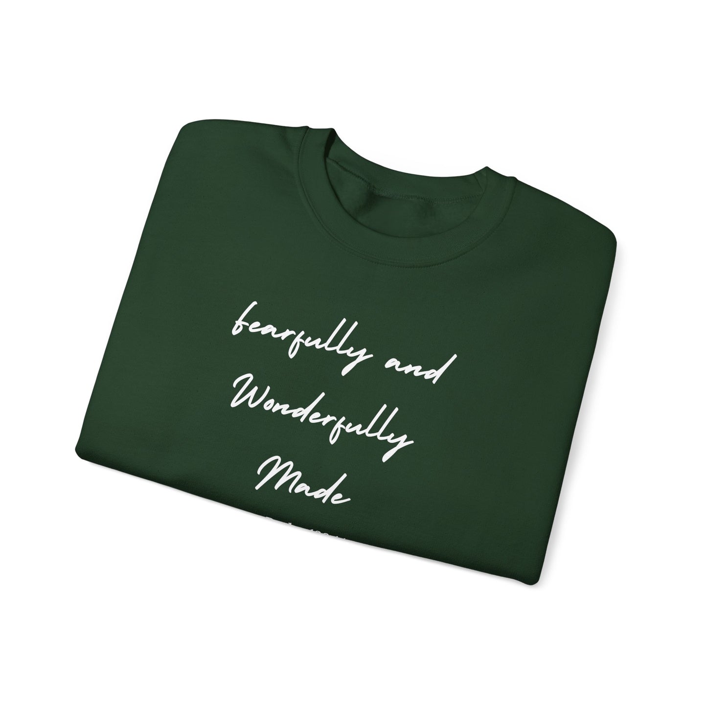 Fearfully and Wonderfully Made Crewneck Sweatshirt