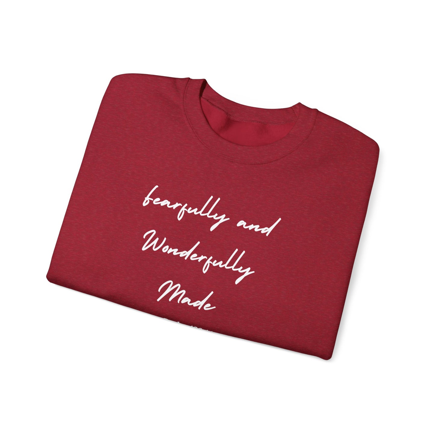 Fearfully and Wonderfully Made Crewneck Sweatshirt