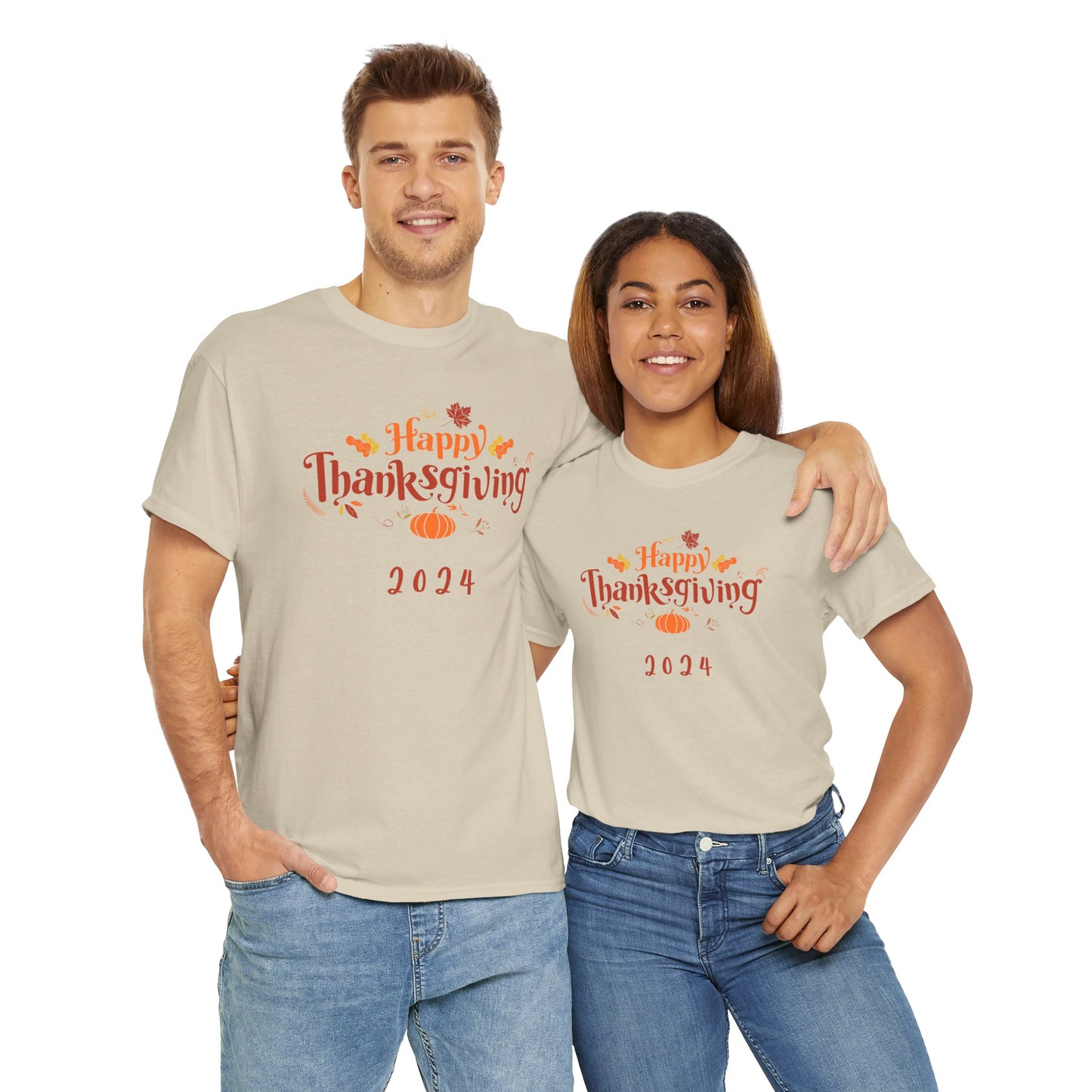 Happy Thanksgiving 2024 Cotton Tee