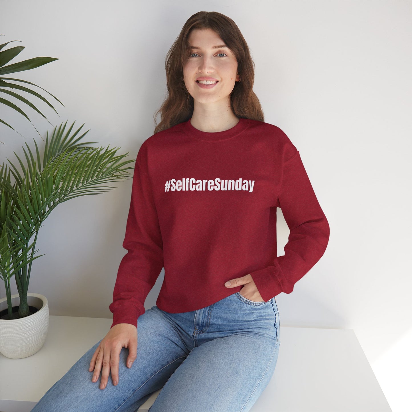 #SelfCareSunday Crewneck Sweatshirt