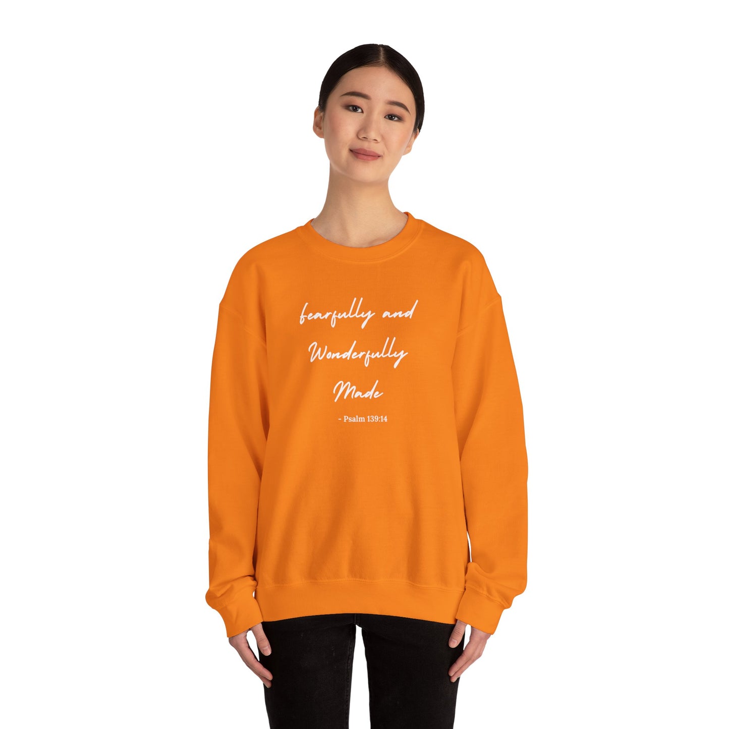 Fearfully and Wonderfully Made Crewneck Sweatshirt