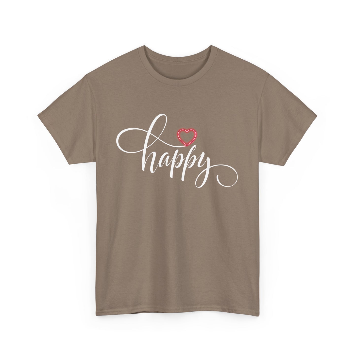 "Happy" Cotton Tee