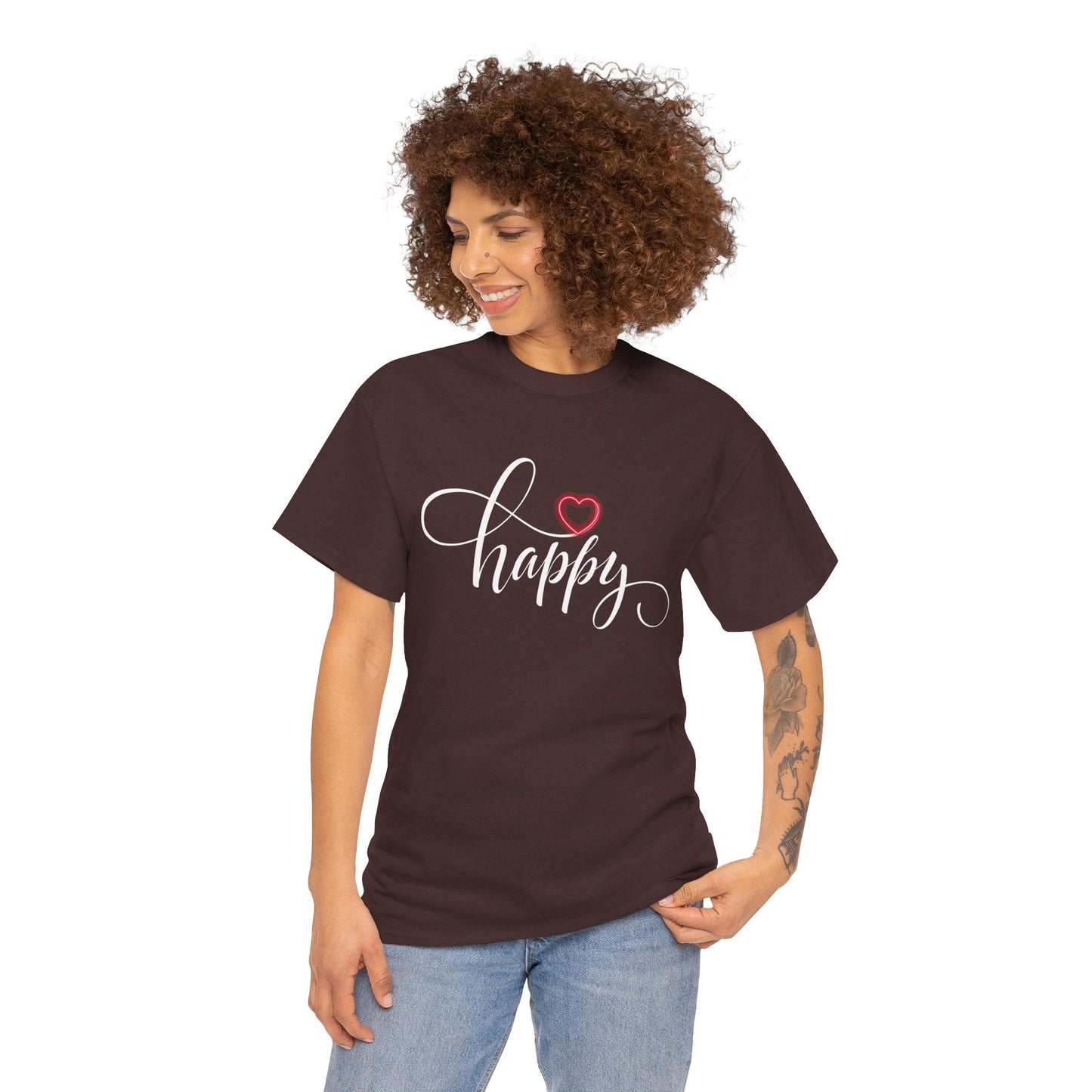 "Happy" Cotton Tee