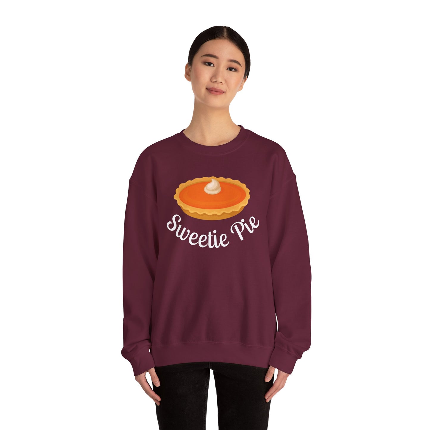 Sweetie Pie Crewneck Sweatshirt - White Letters